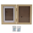 thumbnail image 1 of Pet Paw Print Frame Kit Easy DIY Pawprint Keepsake and Picture Frame for Dog Cat Pet GiftLog Frame Set + Elegant Blue Ink Pad, 1 of 9