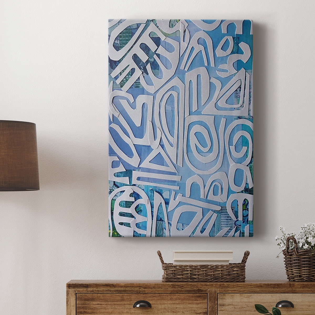 Santorini Premium Gallery Wrapped Canvas - Ready to Hang
