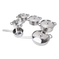 thumbnail image 4 of 7 Piece Cookware Set, Cookware Set Heat Resistant Double Ear Soup Pot Stainless Steel  for Kitchen, 4 of 7
