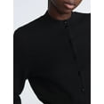 thumbnail image 4 of Scoop Women’s and Women's Plus Shrunken Cardigan Sweater, Midweight, Sizes XS-4X, 4 of 6