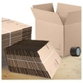 thumbnail image 3 of 7"x5"x5" Brown/ Corrugated Cardboard Shipping Boxes 25-Pack | Mailing, Packing, Moving & Storage for Business/Home – Durable - Eco-Friendly, Recyclable - Made in the USA, 3 of 8