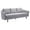 Gray, variant on Divinity Sofa Brown Sofa, Modern Style, Seats up to 3, Plywood, Indoor Living