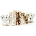 thumbnail image 3 of Bookends Bookend Coral White Blue Black Polyresin New ZT-1721, 3 of 4