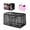 Black, variant on Large Bag Organizer Insert for Bogg Bags Clear Insert Pouch Compatible with Bogg Bag, Hot Pink, Big