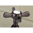 thumbnail image 4 of Kingston Brass KS1275BEXBS Essex Bridge Kitchen Faucet with Brass Sprayer, Oil Rubbed Bronze, 4 of 5