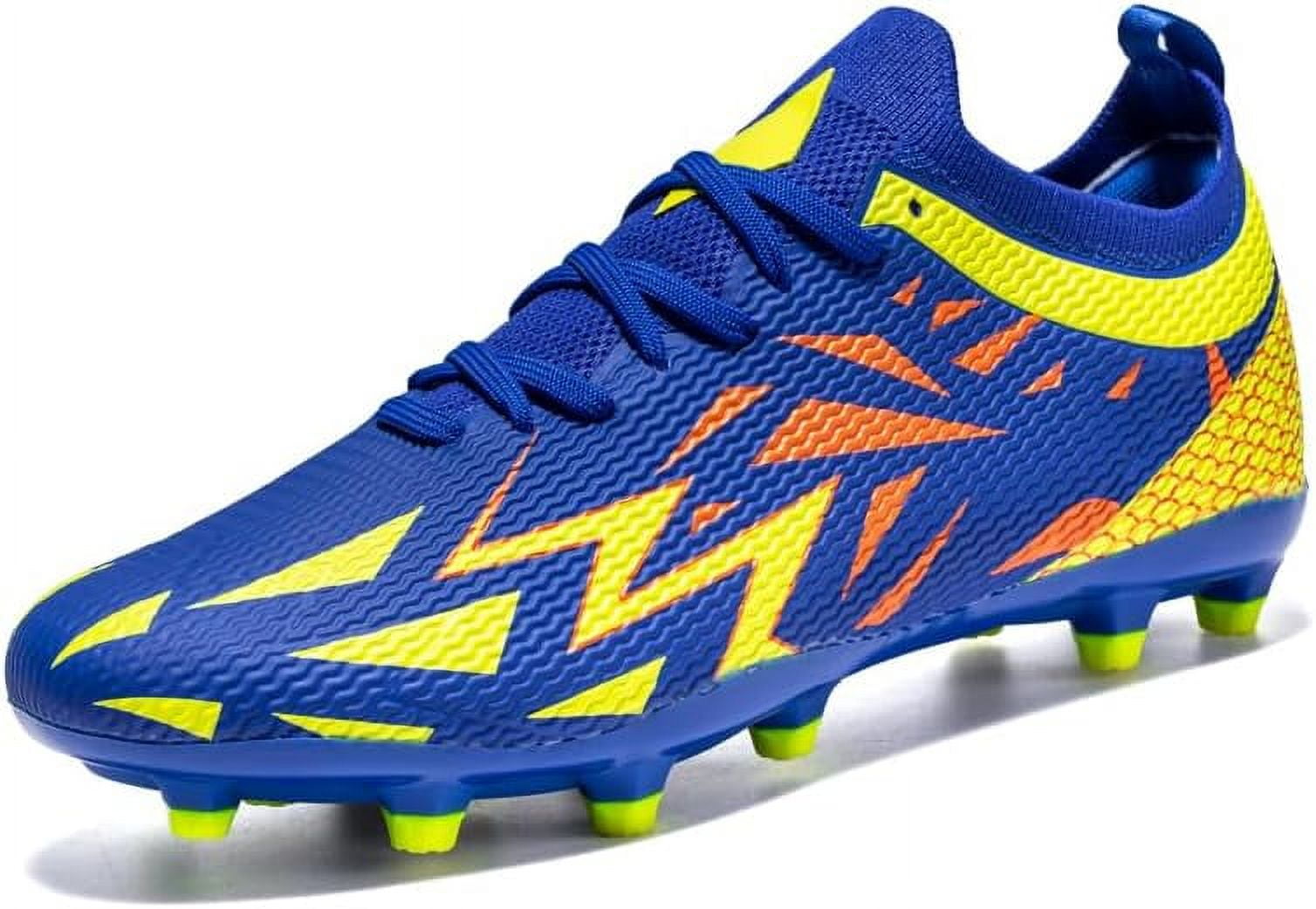 ZEPP サッカー Men's Indoor Soccer Shoes Football Cleats Low-Tops Lace-Up