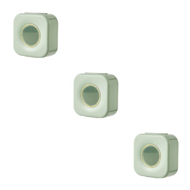 Bearachild Bolsa desechable para alimentos, caja de almacenamiento, caja de pared de plástico sin perforaciones, reutilizable, ahorra espacio, Type1 NO1