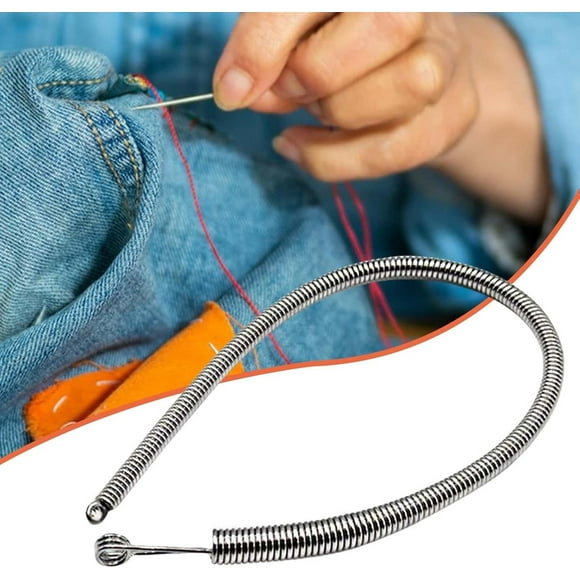 Knitting Kit for Beginners,Beginner Sewing Kit,Sewing Loop Kit Rope Threading Gadget Flexible Drawstring Threader Multipurpose Drawstring Stringing Tool Fabric Belts Strips Knitting Accessories