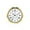 Gold, variant on ABPETE Round Clock Insert 2.2 inch / 55mm Quartz Movement Roman Numeral Gold Trim Quartz Clock Insert