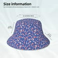 thumbnail image 5 of Balery Beautiful Koi Fish Sun Hats for Men Women Bucket Hat UPF 50+ Buckey Hat Boonie Hat Foldable UV Protection Hiking Beach Fishing Summer, 5 of 9