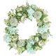 thumbnail image 3 of Guirnalda de flores artificiales para colgar en la pared, simulación, decoración floral, hogar, boda, corona de flores falsas, blanco, blanco Inevent HA9082-05B, 3 of 6
