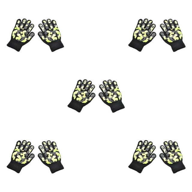 Qarigey 1 par de guantes de invierno para niños Guante de punto para niños Exquisita artesanía de tejido cálido Cubierta para mantener el calor Type2 NO2 Qarigey CBP367811