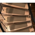 thumbnail image 4 of Set of 12 Attachable Indoor Carpet Stair Treads - Toffee Brown - 8 In. X 27 In. - Several Other Sizes to Choose From, 4 of 4