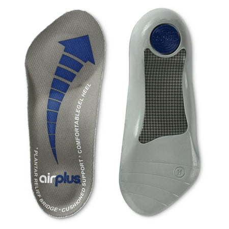 Airplus Plantar Fasciitis Orthotic Shoe Insole for Extra Cushioning and Pain Relief, Men's, Size (Best Sandals For Plantar Fasciitis 2019)