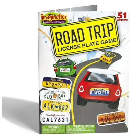 International Playthings   Imaginetics Road Trip! License Plate (Best License Plate Game)