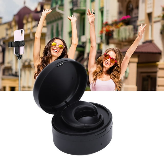 Tiktok Scrolling Ring, Page Turner with Charging Case, Camera Video Recording Remote, Photo Taking Video Recording Remote for Phones Tablets