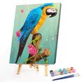 thumbnail image 1 of Cuadros Decorativos Kit de pintura al óleo de loro por números dibujo DIY para adultos regalo de decoración del hogar de pared JShteea Nuevos Originales, 1 of 9