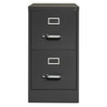 thumbnail image 2 of Pemberly Row 26.5" Metal Vertical Filing Cabinet with 2 Drawers in Charcoal, 2 of 3