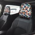 thumbnail image 4 of Headrest Covers for Cars Accessories Interior for Women Men 2Pcs - Geometry abstractly colorful Head Rest Cover for Car Decorations, Car Headrest Cover for Car Decor Interior, 4 of 8