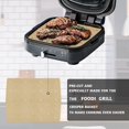 thumbnail image 3 of WMKGG Unbleached Air Fryer Parchment Paper, 100 PCS Perforated Disposable Air Fryer Liners for Ninja Foodi Grill 5-in-1 AG301 4qt Air Fryer, 3 of 7