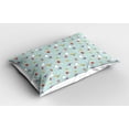 thumbnail image 2 of Ambesonne Ice Skates Pillow Sham 2 Pack, Colorful Human on Ice, 26"x20", Pale Seafoam Multicolor, 2 of 3