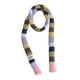 thumbnail image 1 of Guardurnaity Bufanda suave a rayas estilo Y2K, tejida en fibra acrílica, para la mujer moderna y fashionista, bufanda delgada para mujer, bufanda Accesorios de disfraces tipo+5 190 x 10 cm, 1 of 6