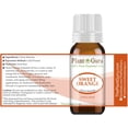 thumbnail image 2 of Sweet Orange Essential Oil 10 ml. 100% Pure Undiluted Therapeutic Grade Citrus Sinensis , Cold Pressed From Fresh Orange Peel, Great For Aromatherapy Diffuser, Relaxation and Calming, Natural Cleaner., 2 of 5