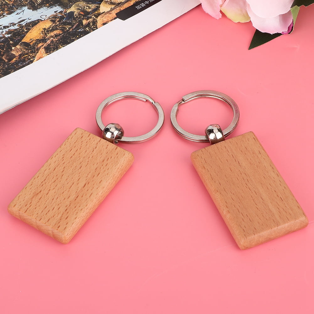 Wooden Keychain Simple Keychain Craft Fastboy Wood DIY Key Chain