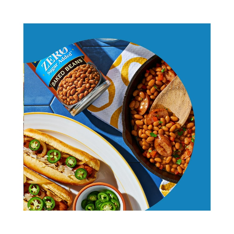 Beansページ Bush's Zero Sugar Added Baked Beans, Canned Beans, 15.8 oz