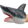 thumbnail image 1 of Piscina playa juguetes de baño goma suave realista gran tiburón blanco marionetas juego de rol juguete mundo Animal marino figura de acción, 1 of 5