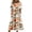 Khaki(Halloween Spider Pumpkin), variant on Halloween Summer Dresses for Women Novelty Cartoon Ghost Cocktail Dresses Short Sleeve Fashion Relaxed Fit Flowy Midi Halloween Costumes Dresses Blue S
