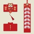 thumbnail image 3 of 6 sobres de regalo de cumpleaños de paquete rojo Hongbao, estampado en caliente, Festival de Primavera C Yuyangstore Sobres rojos de año nuevo, 3 of 8