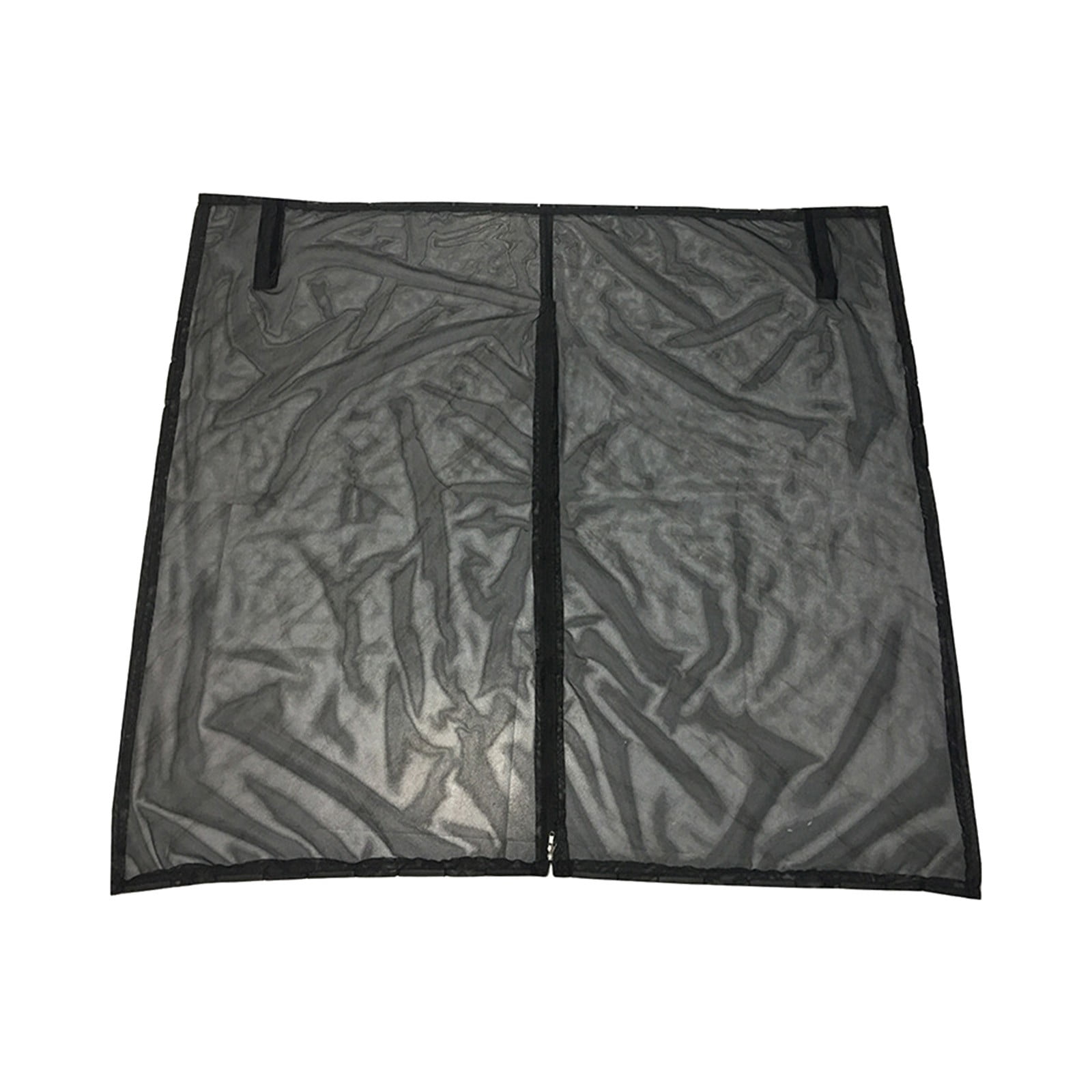YUVA Car Camping Door Curtain, Mesh, Black, 160×150cm, Magnetic, Sun Protection, Easy Install, for SUV/MPV, Outdoor Activities