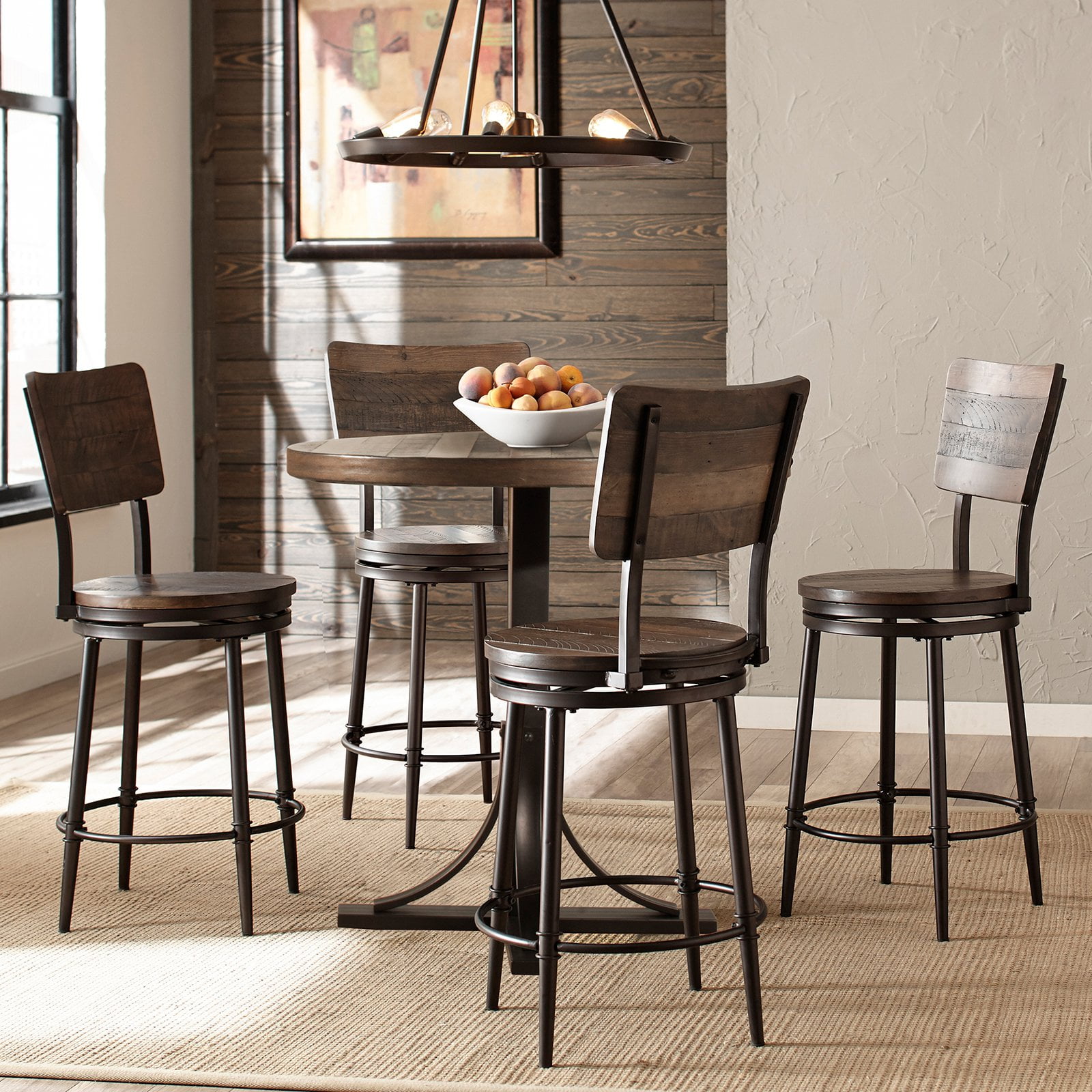 Hillsdale Furniture Jennings 5 Piece Counter Height Dining Set with