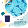 thumbnail image 4 of Yuarrent Cesta de piscina Práctica práctica Cestas de skimmer de plástico Filtro ligero Colador Gran capacidad de carga Deja desechos Deportes acuáticos, 4 of 6