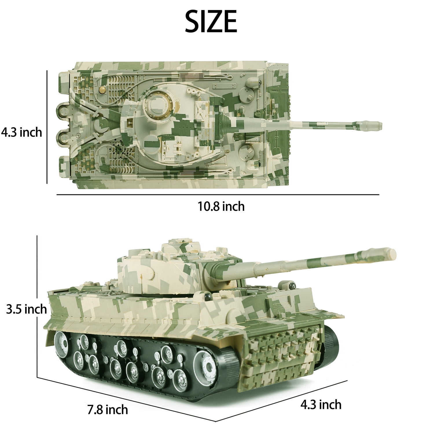 Remote Control Military Missile Combat Car, RC Camouflage Military Truck Army Car Drift Racing Car Hobby Car for Kids