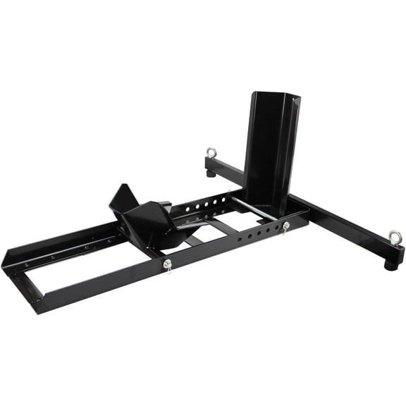 Extreme Max 5001.5757 Adjustable Motorcycle Stand/Wheel Chock, 1,800 lbs.