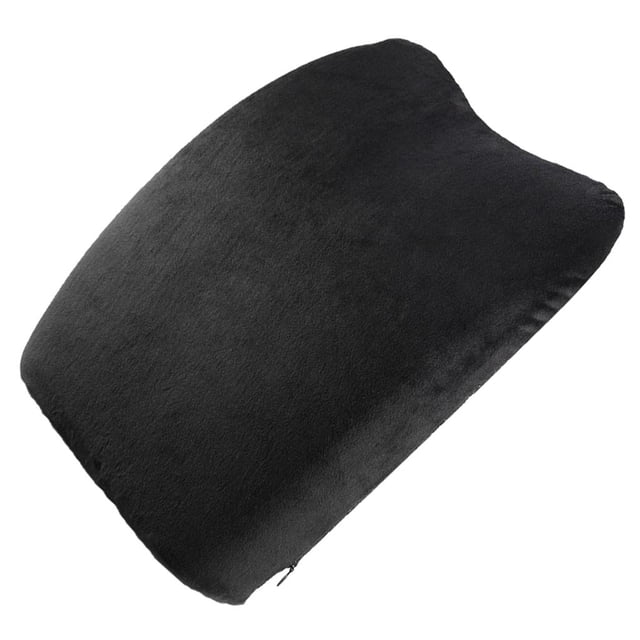 Cojín de Confort BLESIY Almohada de apoyo para la espalda Felpa negra