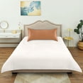 thumbnail image 6 of Dailycode Satin Pillow Case Standard Silk Pillow Cover for Hair and Skin Envelope Closure Brown 20"x26", 6 of 9