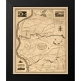 thumbnail image 2 of Bowles 20x24 Black Modern Framed Museum Art Print Titled - Springfield Massachusetts - Bowles 1827, 2 of 5