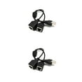 thumbnail image 1 of Wisewang Cable Splitter Male to Female Quick Connection Fast Transmission Adapter Network Converter Convenience Computer Supply black 2Set, 1 of 6