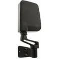 thumbnail image 2 of For Jeep Wrangler 1990-2002 Door Mirror Driver Side | Manual | Matte Black | Replacement For CH1320296 | 55027207, 68084718AA, 2 of 6