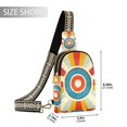 thumbnail image 2 of FORMRS Womens Crossbody Sling Bag Travel Daypack Shoulder Chest Backpack, Colorful Circles, 2 of 7