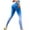 Blue, variant on Caqnni Women's Leggings with Pockets-Crossover High Waisted Bootcut Yoga Pants-Tummy Control Tights Workout Dance Running Yoga Pants (Blue,M)