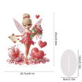 thumbnail image 3 of 5D DIY Art Decoraciones Mesa Kits Adornos para Kit Forma Especial Acrílico Casa Rosa, 3 of 9