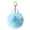 A, variant on Fuzzy Artificial Rabbits Furs Keychain Pompoms Keyring with Metal Rings 8cm Pompon For Car Bag Accessories
