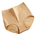 thumbnail image 2 of Liuchenyi Panties Under $5 Cotton Underwear for Women High Waist Postpartum Tummy Lifting Hip Lifting Large Size Embossed Beige Xxxl, 2 of 4