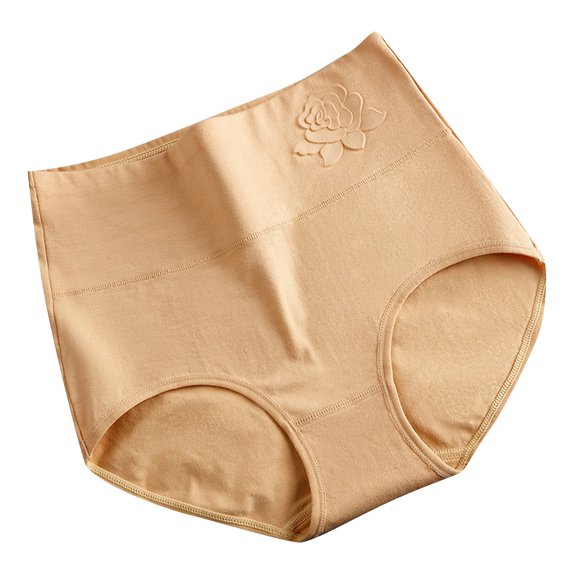 Mens Womens Underwear Panties 's High Waisted Cotton Postpartum Tummy Hip Lifting Plus Size Briefs Cool Breathable Panties with Full-Coverage