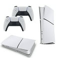 thumbnail image 4 of Skin Sticker for PS5 Slim / Pro / Standard Disc / Digital Edition Console and Controllers Decals for PlayStation 5 Ghost White, 4 of 5