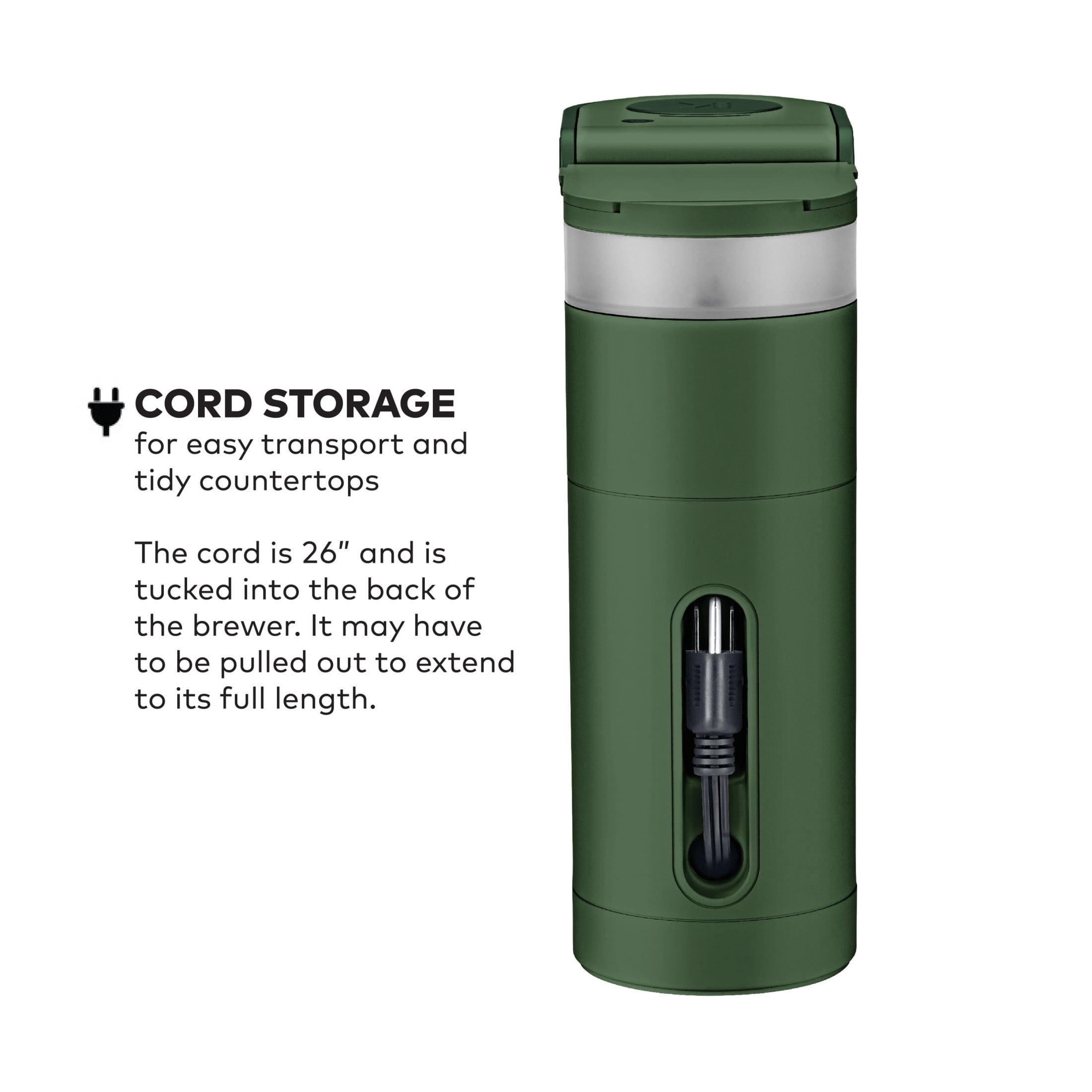 Keurig K-Mini Single Serve K-Cup Pod Coffee Maker, Evergreen